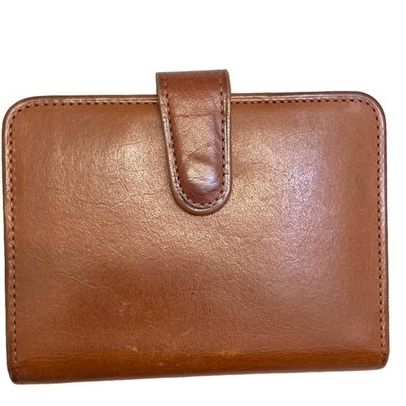 Coach vintage brown tan leather wallet - Picture 1 of 9